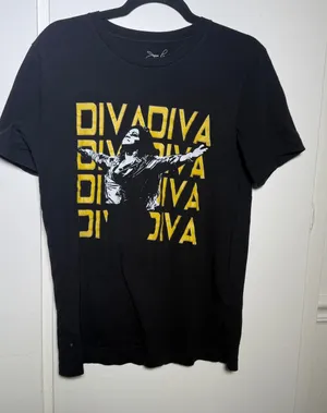 Jenni Rivera Black 'Diva' Graphic Tee - Unbranded Medium Concert thumbnail 1