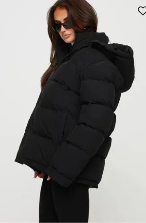 Princess Polly Black Puffer thumbnail 3