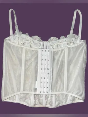 Dealmore Cream lace corset top thumbnail 2