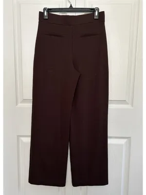 Quince Ultra-Stretch Ponte Wide Leg Pants Espresso Brown Size S thumbnail 8