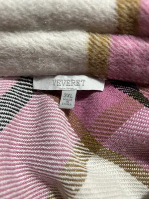 Pink Flannel Shackleton Size 3XL By Veveret thumbnail 4