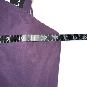 NWT Lulus Forevermore Dusty Purple Skater Halter Neck Mini Dress XS thumbnail 8