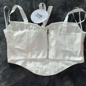 Princess Polly Adaya Top in White Size 4 New with tag thumbnail 7