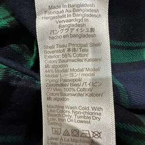 J Crew Women Pajamas Green Black -‎ Size S. thumbnail 14