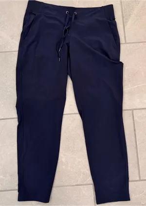 Athleta Navy‎ Drawstring Jogger Pants thumbnail 1