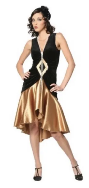 Roaring 20's Flapper Dress Costume With Bonus Wig thumbnail 1