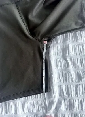 Abercrombie & Fitch Metallic Sheen Biker Shorts Size Small Bike Green Brown thumbnail 3