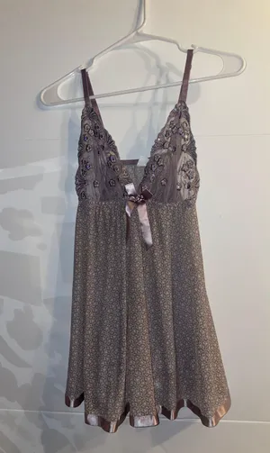 Purple Slip Dress Size L thumbnail 5