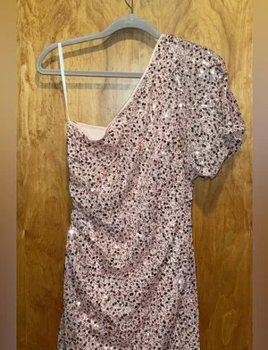 Jodi Kristopher Sequin One Shoulder Dress thumbnail 2