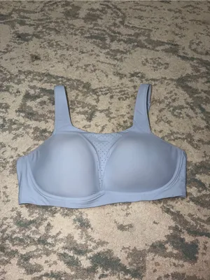 lululemon Run Times Bra High Support 42DDD Icy Blue thumbnail 2