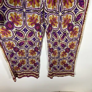 Emerson Rose‎ Women Multicolor Casual Pants Size M Boho Beaded Retro Casual thumbnail 4