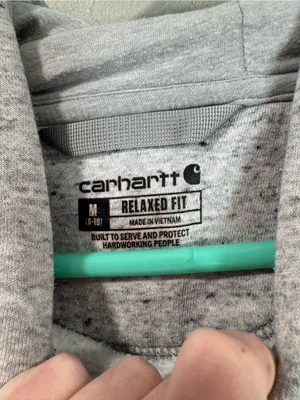 Carhartt  Gray Hooded Sweatshirt thumbnail 2