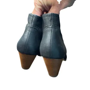 Frye Booties Womens Size‎ 7 Black Leather Ankle Zip Pointed Toe Western 3475038 thumbnail 8