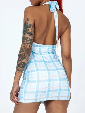 Princess Polly Mini Dress Blue thumbnail 3