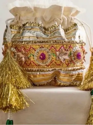 Free People One Season Sparkle Mini Holiday Sack New without Tags thumbnail 1
