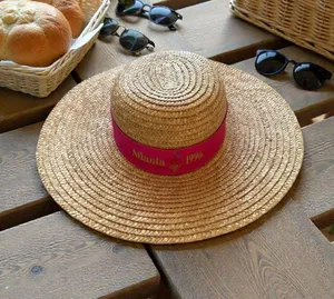 OLYMPICS Atlanta Georgia Vintage 1996 Collectible Crew Straw Brimmed Bow Hat thumbnail 1