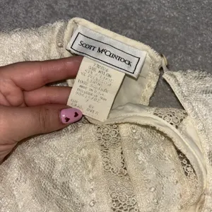 Vintage Scott McClintock Victorian Granny Lace‎ Blouse SZ 8 Bridgerton thumbnail 4