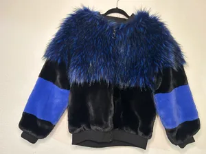 Shaci Faux Fur Coat Black thumbnail 2