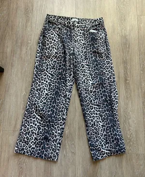 Pacsun Casey Low-Rise Baggy Jeans Cheetah 29S thumbnail 1