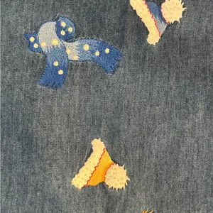 Karen Scott Embroidered Appliqué Winter Holiday Light Denim Shirt Snowman XL thumbnail 10