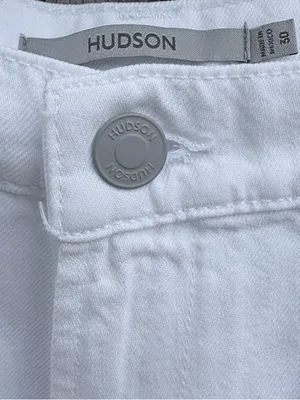 Hudson Jeans Anthropologie High Rise Wide Leg Cargo Pants White Size 30 thumbnail 5