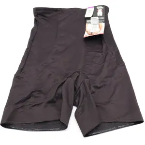 Miraclesuit Shape Away Thigh Slimmer Womens 2X Black Stretch Extra Firm Hi-Waist thumbnail 1