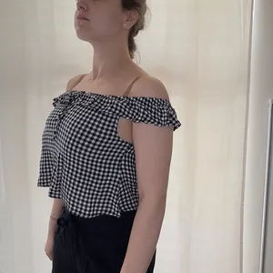 Billabong Peach Kisses Top - Gingham Black/White - XS thumbnail 11