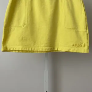 Herve‎ Leger Medium Yellow Skirt Cotton Knit Mini Athleisure Loungewear thumbnail 3