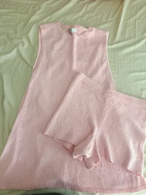Free people light pink Miranda knot set medium thumbnail 1
