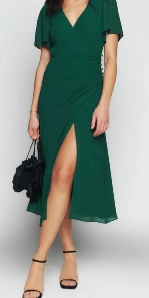 Reformation Breanna Midi Dress Size 0 thumbnail 1