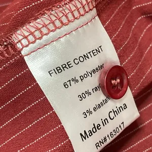 NEW Princess Polly Arianwyn Red Burgundy Short Sleeves Pinstriped Mini Dress 4 thumbnail 5