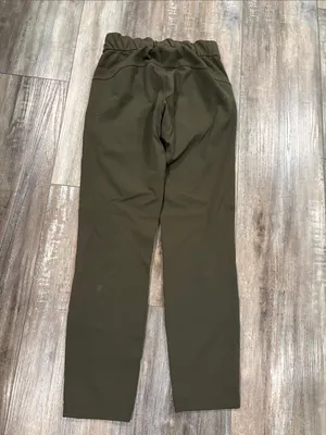 Lululemon On the Fly 7/8 Pant Size 2 Dark Olive Green Luxtreme Drawstring Pants thumbnail 5
