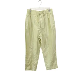 Madewell Tapered Huston Comfort Pull-On Crop Pants Green NWT Size‎ M thumbnail 2