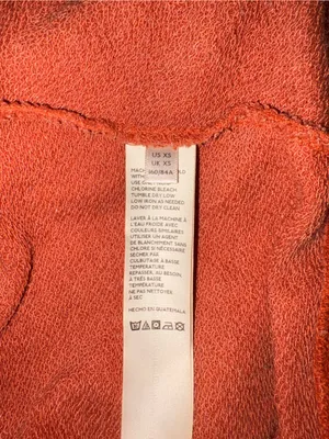 Free People We The Free Camden Sweatshirt Pomplemousse Orange Extra Small thumbnail 6