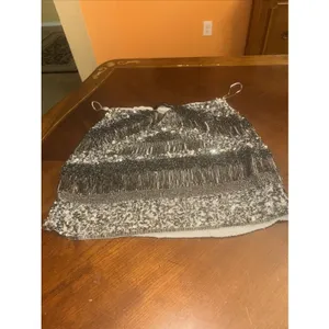 Zara Sequin Womens Mini Skirt Size Sz XS thumbnail 2