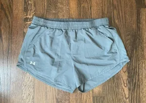 Under armour grey athletic shorts thumbnail 1