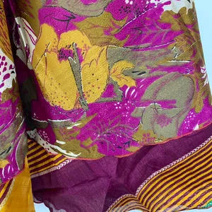 Reversible Maxi Wrap Skirt BINW717 Purple thumbnail 3