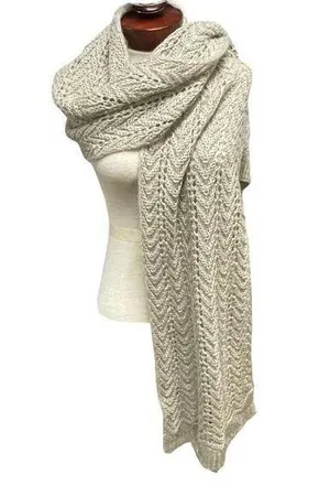 NEW The Limited Sweater Scarf Winter Metallic Versatile thumbnail 1