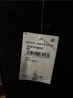 Good American Black good curve High-Rise straight Jeans thumbnail 3