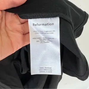 Reformation Pavia Knit Midi Dress in Black NWOT thumbnail 11