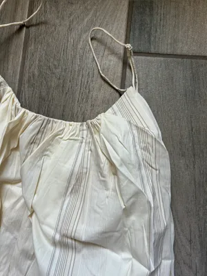 Faithfull the Brand Cream Maxi Slip Dress with Spaghetti Straps thumbnail 5