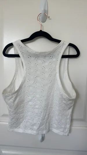 Aeropostale White Lace Top thumbnail 2