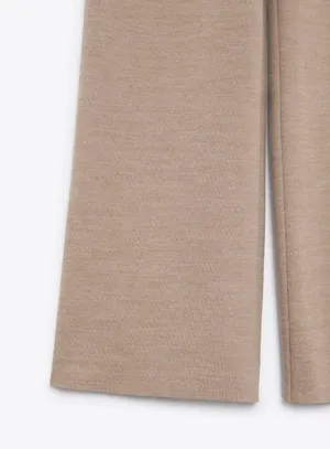 ZARA Basic Soft Pants in Light Camel thumbnail 4
