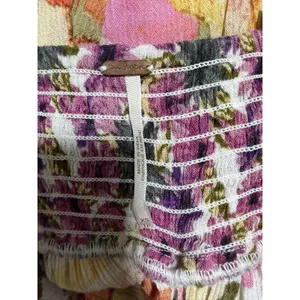 Free People‎ Rows of Flowers One-Piece Spaghetti Strap Romper Women's Size XS thumbnail 10