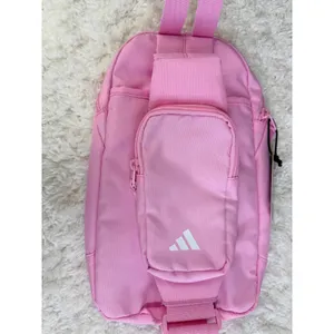 Adidas Pink Core Sling Bag Crossbody Backpack Adjustable Strap NEW thumbnail 5