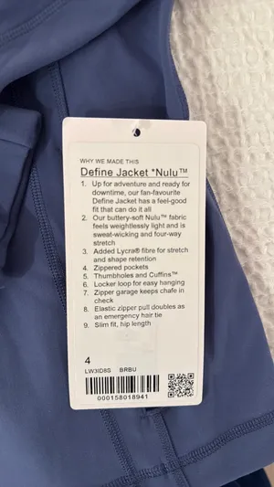 Define Jacket Nulu Lululemon thumbnail 3