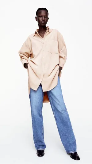 Corduroy Oversized Flannel thumbnail 1