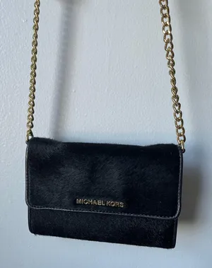 Michael Kors Black Fur  Handbag thumbnail 1
