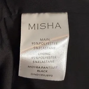 Misha Revolve Moyra Pantsuit Jumpsuit Sleeveless Eveningwear Cocktail Black 4 thumbnail 6