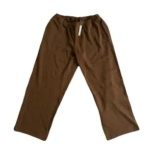 Skims Cotton Fleece Classic Straight Leg Pant in Bison Size 2X New thumbnail 1